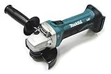 Makita DGA452Z Akku Winkelschleifer Solo 18V Li-ION - nur die Maschine, Blau, Silber