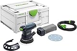 Festool Exzenterschleifer ETS 125 REQ-Plus (mit Schleifteller Ø 125 mm W-HT (weich-HT), Protector, Longlife-Staubfangbeutel), im Systainer